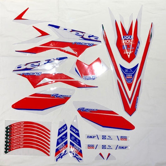 Kit Adesivi Beta RR 50 2T Enduro Racing 2018 OEM 024430388200