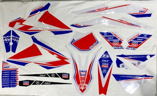 Kit adesivi Replica Holcombe 2019 Beta RR 2T 125-200-250-300 RR 4T 350-390-430-480 2018/2019