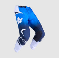 Fox 180 Shield Enduro Motocross Kit – Jersey + Pants Blue/White