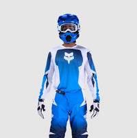 Fox 180 Shield Enduro Motocross Kit – Jersey + Pants Blue/White