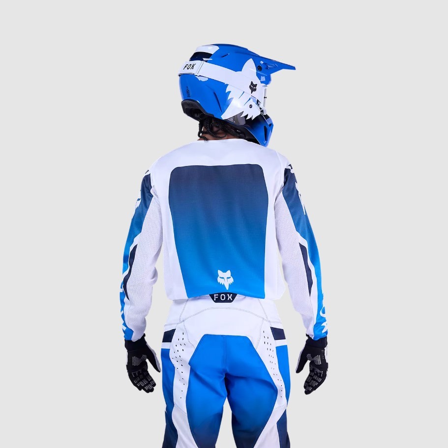 Fox 180 Shield Enduro Motocross Kit – Jersey + Pants Blue/White