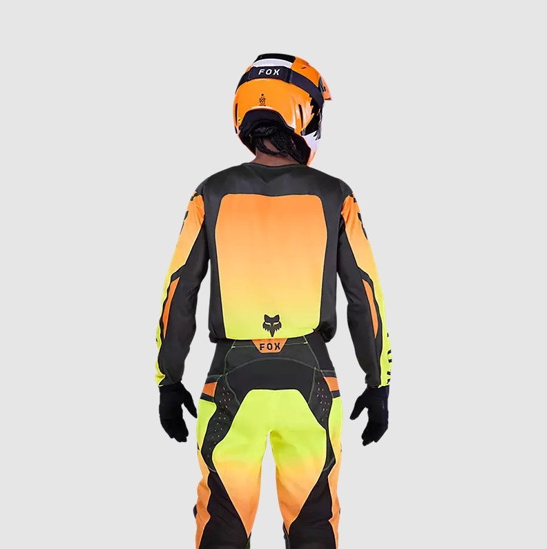 Fox 180 Shield Cross Enduro Kit - Jersey + Pants Yellow/Orange