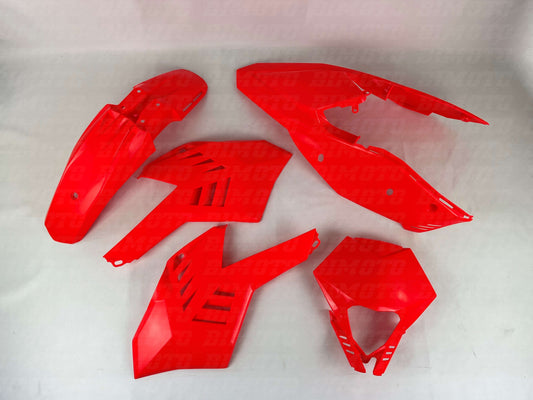 Kit plastiche Beta RR 125 4T LC motard 2013/2018 rosso