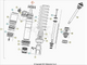 Kit revisione ammortizzatore superiore Beta RR 125/200/250/300 2T 2013-2022 RR 350/390/400/430/450/480/498/520/525 4T 2006-2022