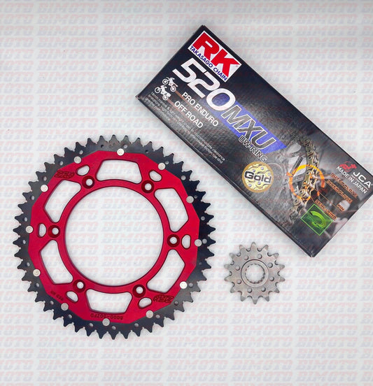 Kit Trasmissione Beta RR 2T / 4T - Xtrainer 2T (2013-2026) Catena RK, Corona ZF e Pignone JT
