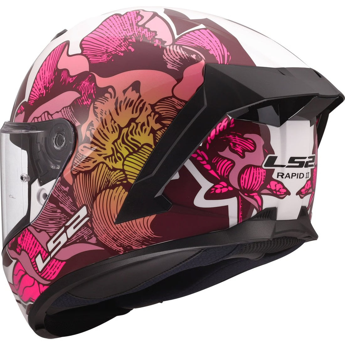 CASCO INTEGRALE FF820 RAPID III POPPIES II LS2