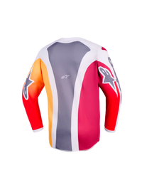 MAGLIA cross bambino Fluid Portl Rosso/Bianco/Arancio Alpinestars