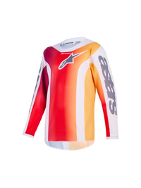 MAGLIA cross bambino Fluid Portl Rosso/Bianco/Arancio Alpinestars