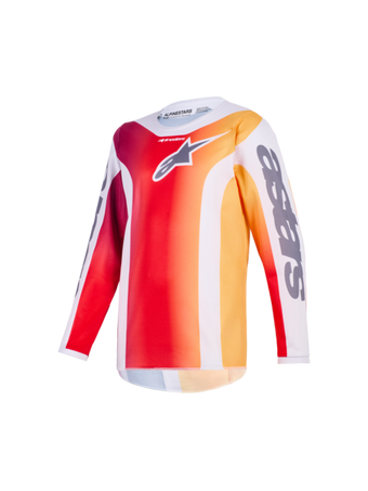 compare product MAGLIA cross bambino Fluid Portl Rosso/Bianco/Arancio Alpinestars