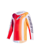 MAGLIA cross bambino Fluid Portl Rosso/Bianco/Arancio Alpinestars