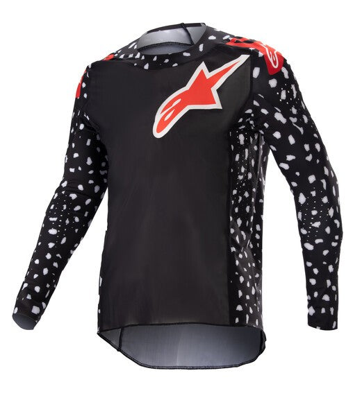 Maglia Cross Bambino Racer North Nero Rosso Alpinestars