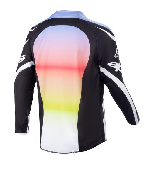 Maglia Cross Bambino Racer Semi Nero Multicolore Alpinestars