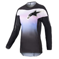 Maglia Cross Donna Stella Fluid Nero Viola Alpinestars