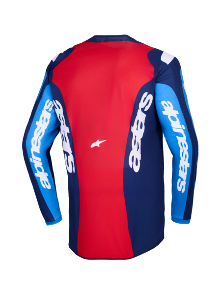 Maglia Cross Fluid Grid Blu/Rosso Alpinestars