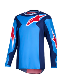 Maglia Cross Fluid Grid Blu/Rosso Alpinestars