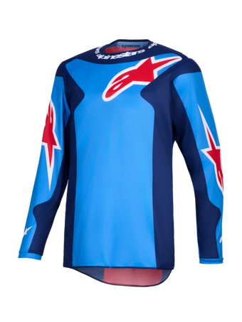 compare product Maglia Cross Fluid Grid Blu/Rosso Alpinestars