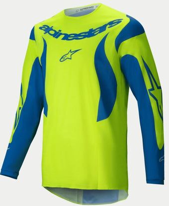 compare product Maglia Cross Fluid Haul Giallo fluo/Blu Alpinestars