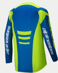 Maglia Cross Fluid Haul Giallo fluo/Blu Alpinestars