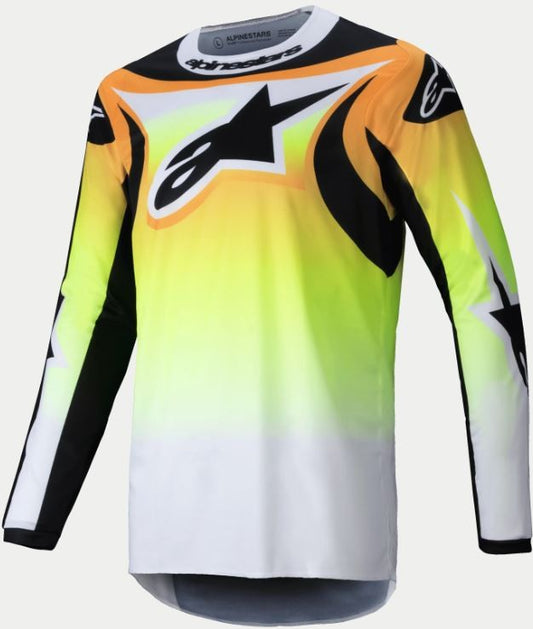 Maglia cross Fluid Wurx Giallo/Nero Alpinestars