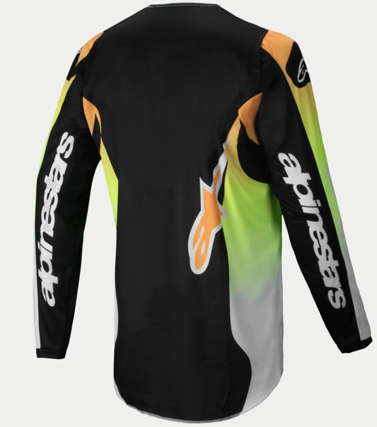 Maglia cross Fluid Wurx Giallo/Nero Alpinestars