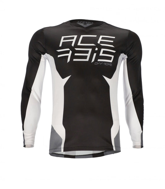 Maglia cross MX J-Track Three Acerbis Nero/Bianco