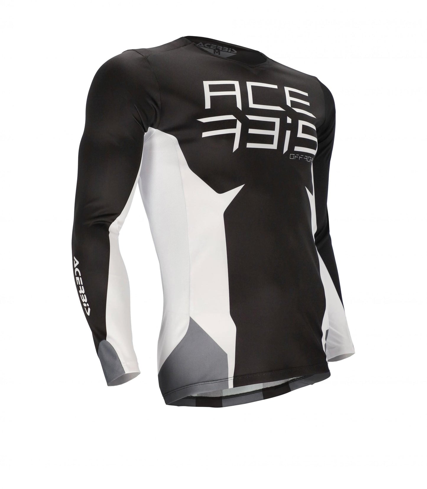 Maglia cross MX J-Track Three Acerbis Nero/Bianco