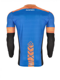 Maglia cross MX J-Track Two Acerbis Blu/Arancio