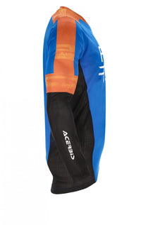 Maglia cross MX J-Track Two Acerbis Blu/Arancio