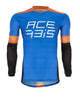 Maglia cross MX J-Track Two Acerbis Blu/Arancio