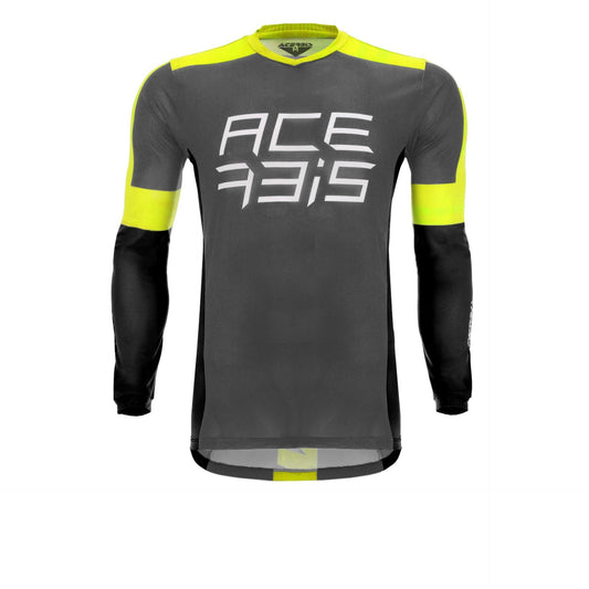 Maglia cross MX J-Track Two Acerbis Grigio/Giallo