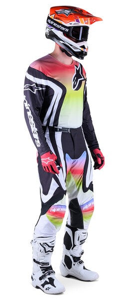 Maglia Cross racer found Nero Multicolore Alpinestars