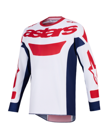 compare product Maglia Cross Racer Riway rosso/bianco/blu Alpinestars