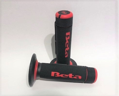 Manopole Beta tutti i modelli enduro e motard, colore rosso/nero