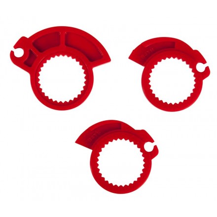 Manopole R20 Lock-On Half Waffle Rosso Beta RR 2T (2013-2026) - RR 4T (2015-2026) - Xtrainer (2015-2026)