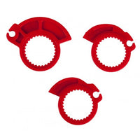 Manopole R20 Lock-On Half Waffle Rosso Beta RR 2T (2013-2026) - RR 4T (2015-2026) - Xtrainer (2015-2026)