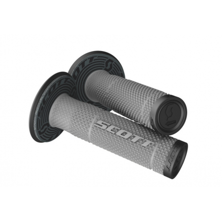 Manopole Moto Scott SX II + Donut Grigio-Nero
