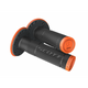 Manopole Moto Scott SX II + Donut Nero-Arancio