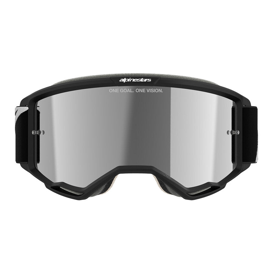 Maschera Alpinestars Vision 5 Corp – Lente Specchiata Argento