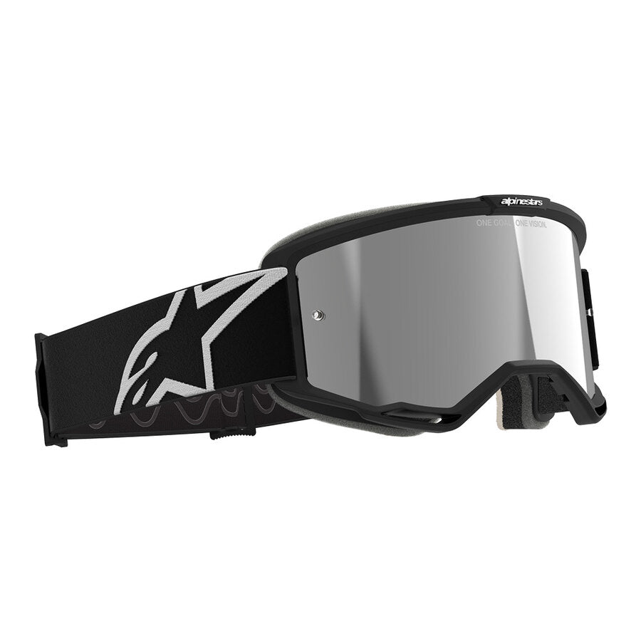 Maschera Alpinestars Vision 5 Corp – Lente Specchiata Argento