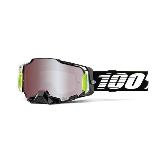 MASCHERA 100% ARMEGA RACR LIMITED EDITION - LENTE A SPECCHIO HIPER SILVER