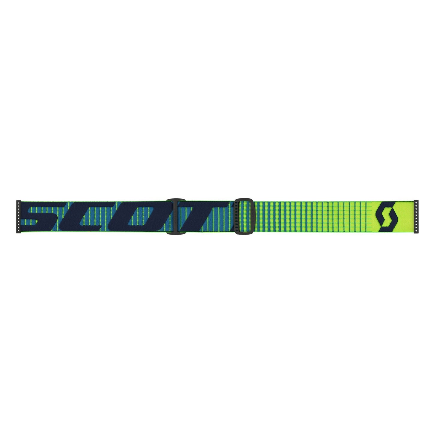 Maschera Scott Primal blu/giallo lente specchiata verde