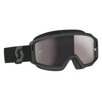 Maschera Scott Primal nero lente specchiata argento