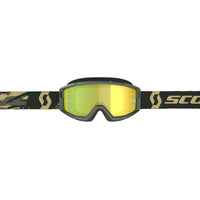 Maschera Scott Primal verde/camo lente specchiata gialla