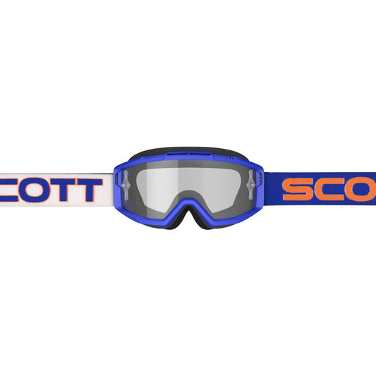 Maschera Scott Split OTG blu lente chiara portatore d'occhiali