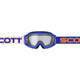 Maschera Scott Split OTG blu lente chiara portatore d'occhiali