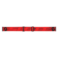 Maschera Scott Split OTG rosso lente chiara portatore d'occhiali
