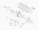 Molla a tazza Beta RR 350/390/400/430/450/480/498/520 2011-2017 4T RR 250/300 2T 2013-2017