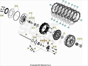 compare product Molla Attuatore Frizione Beta RR / RX 2T-4T (2010-2026) - Xtrainer (2015-2026) OEM 006030830000