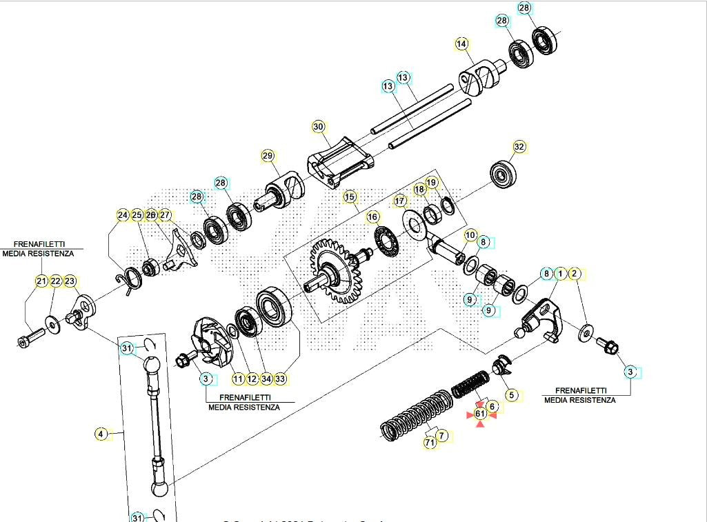 Molla ausiliara Beta RR 250/300 2T 2013/2026