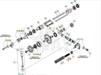 compare product Molla ausiliara Beta RR 250/300 2T 2013/2026